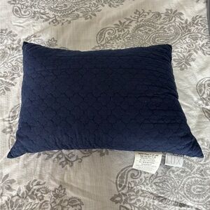 Lux Midnight Blue Quilted Cushion